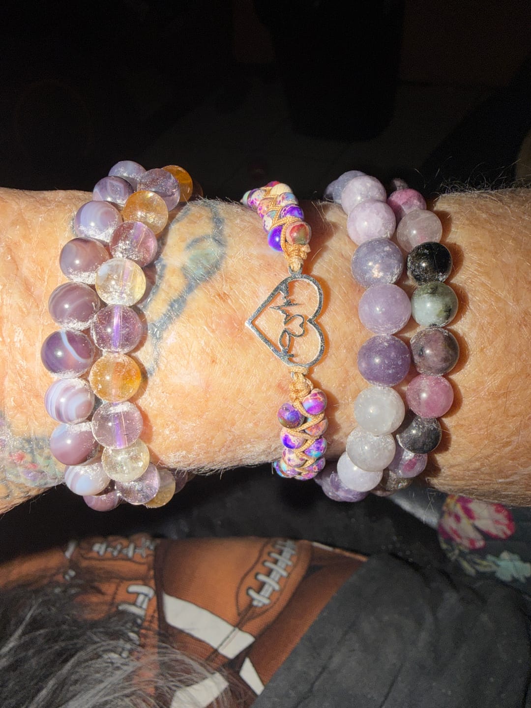 Customer photo review of Heartbeat Charm Healing Bracelet