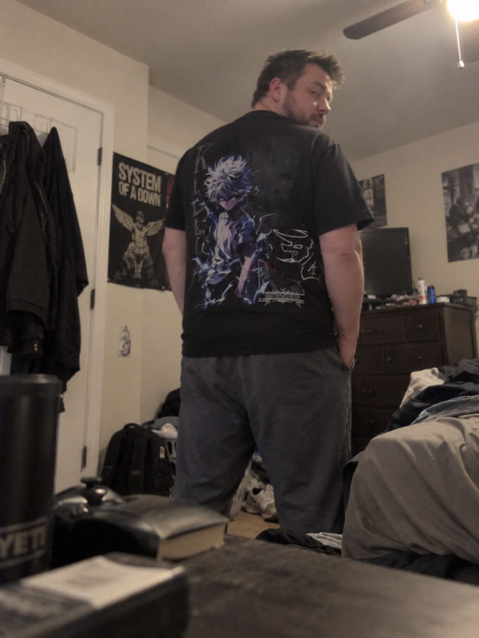 Customer photo review of HxH | Killua Heavyweight Washed Tee