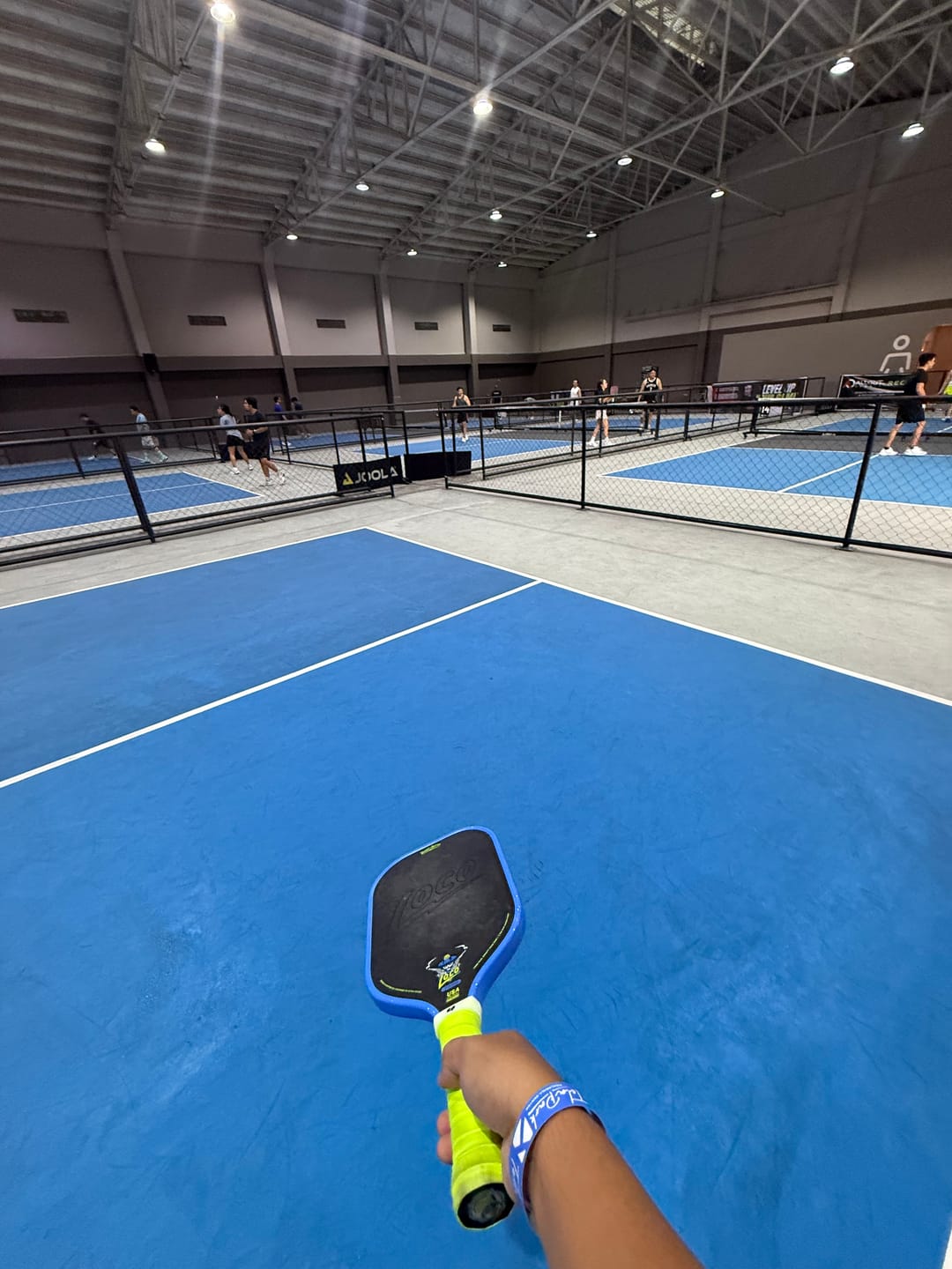 Customer photo review of The Loco 16mm Pickleball Paddle Elongated