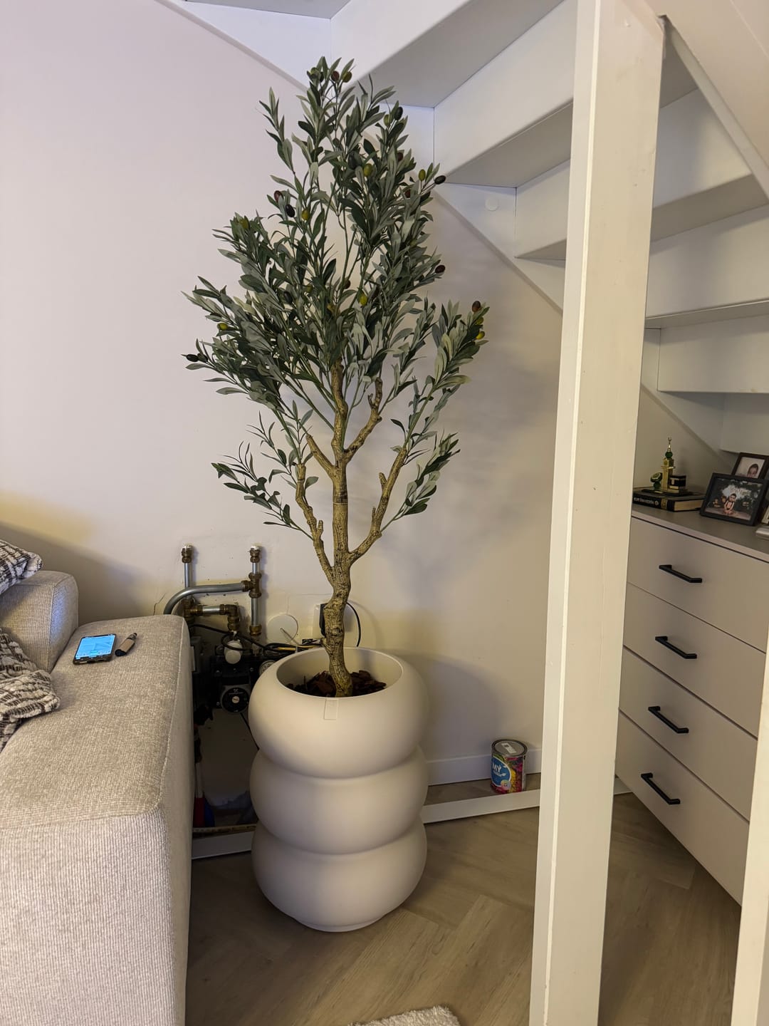 Customer photo review of Kunst Olijfboom 150cm