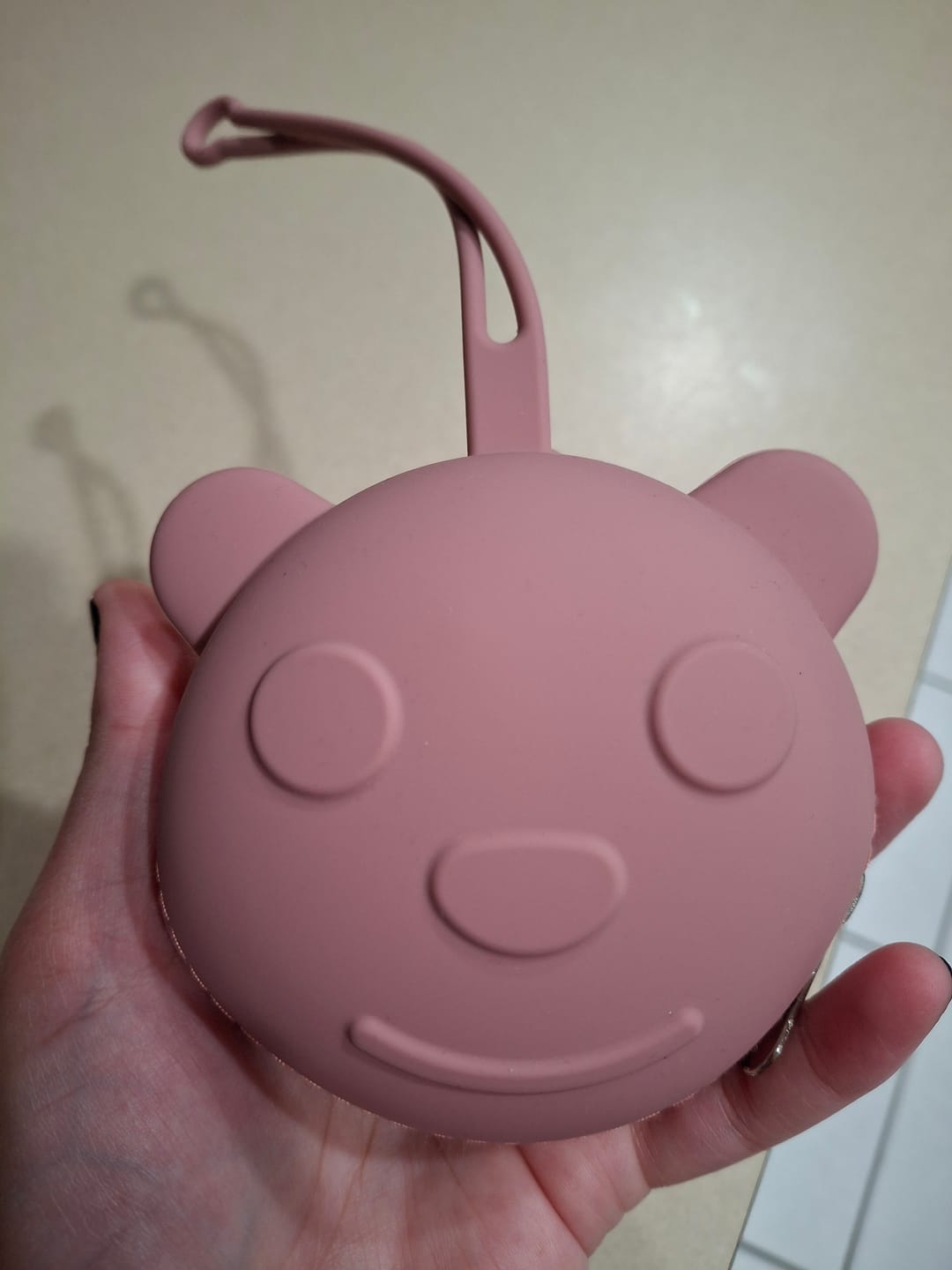 Customer photo review of Pink Bear Soft Pouch