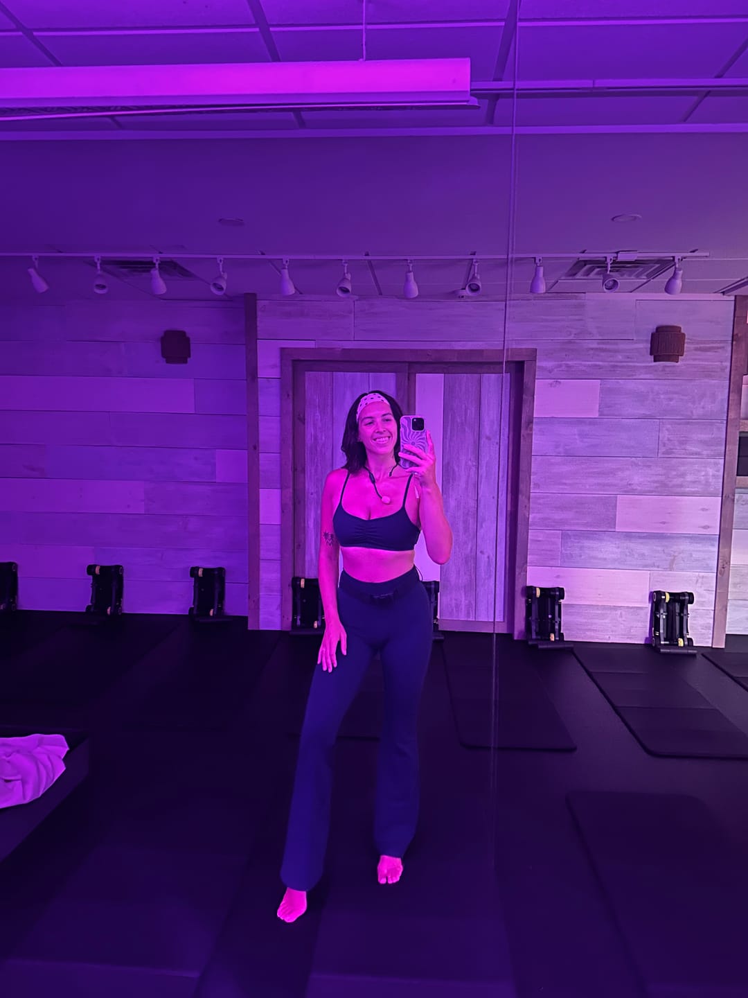 Customer photo review of The Ballet Bra Navy