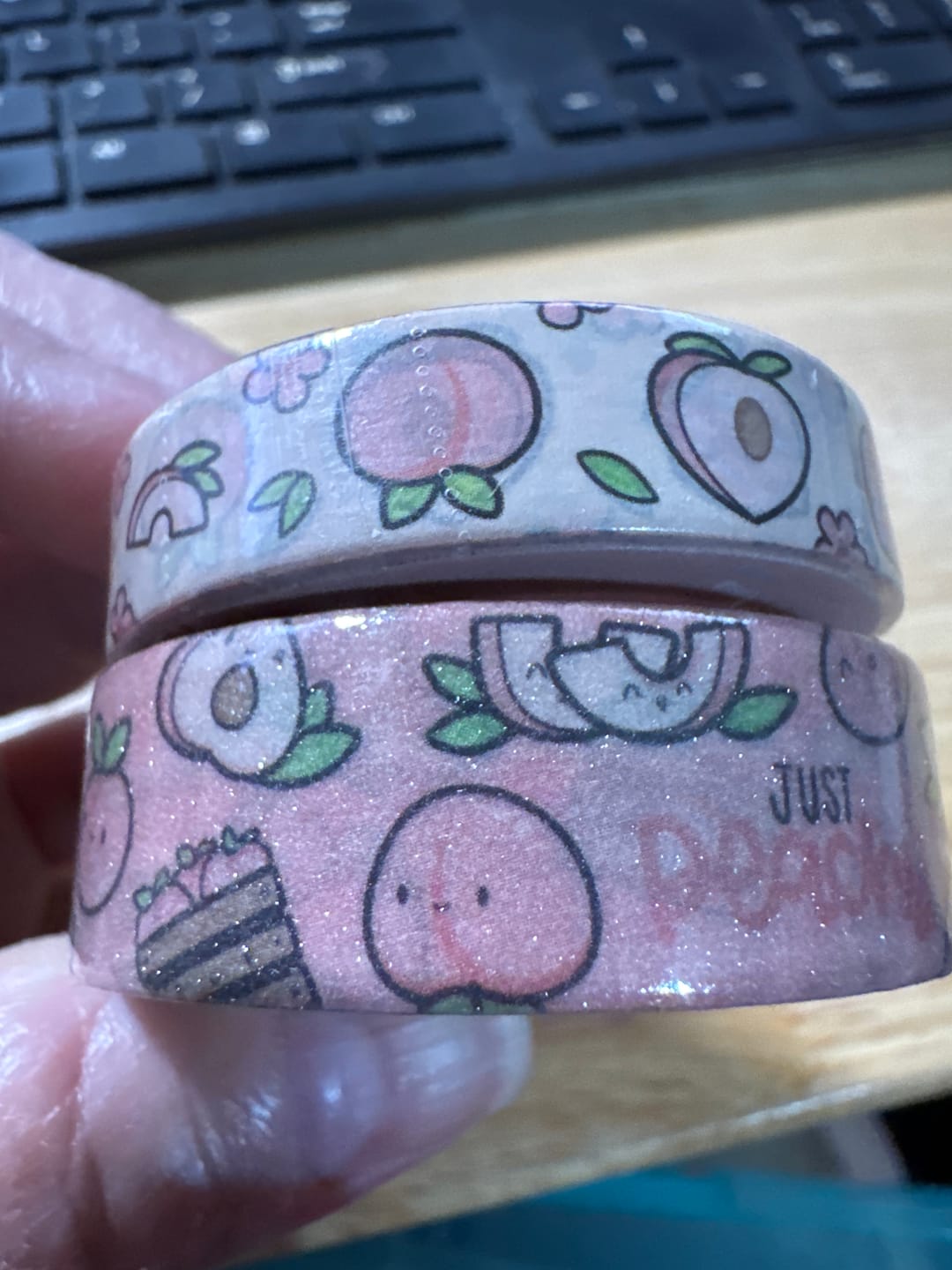 Customer photo review of Just Peachy Washi Tapes (Set of 2)