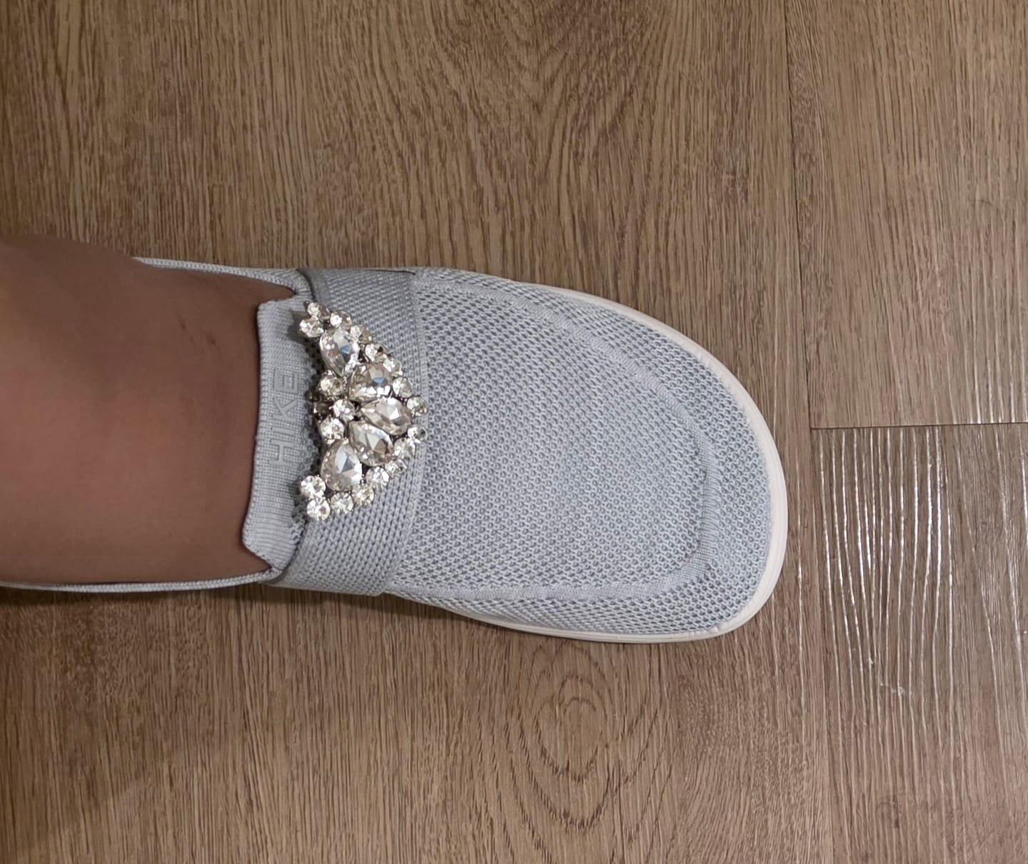Customer photo review of Valenza - Hands-Free Barefoot Dress Shoe