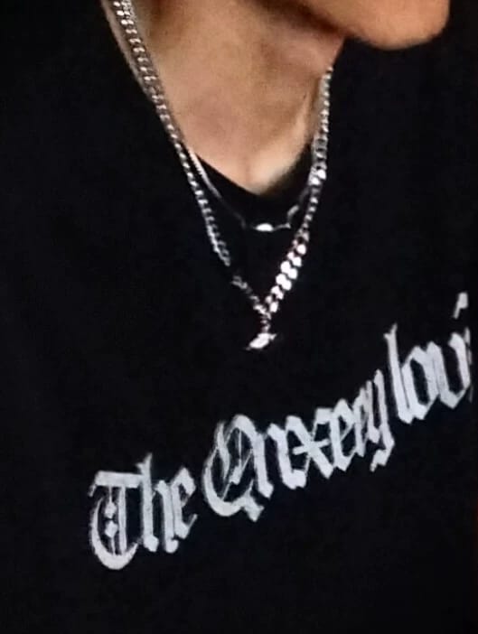 Customer photo review of Starburst Layered Necklace