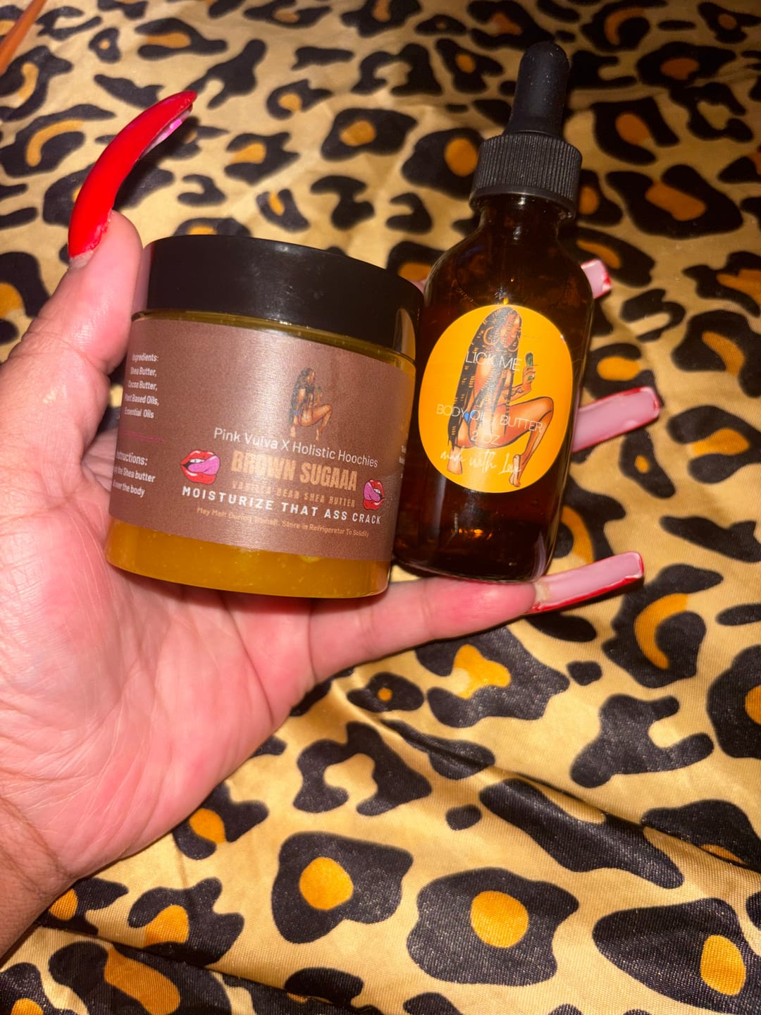 Customer photo review of LICK ME BODY OIL