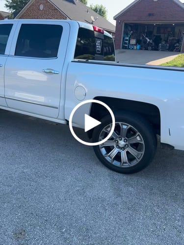 Customer video review of 2-4" Red Upper Control Arm and Sway Bar Link for 2007-2018 Chevy Silverado 1500 GMC Sierra 1500