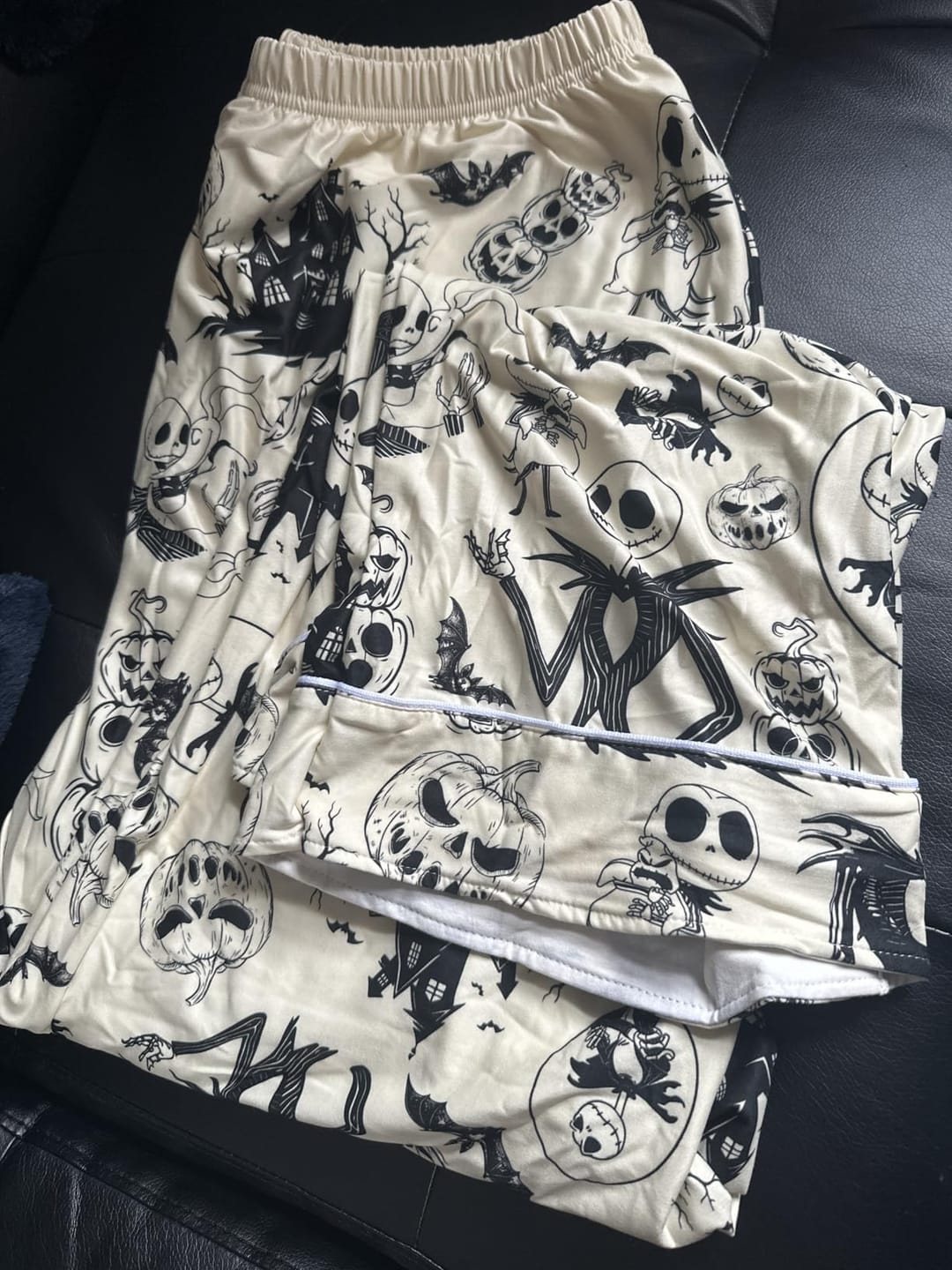 Customer photo review of Frog Print Women's Thick Pajama Set – Long Sleeve, Cozy