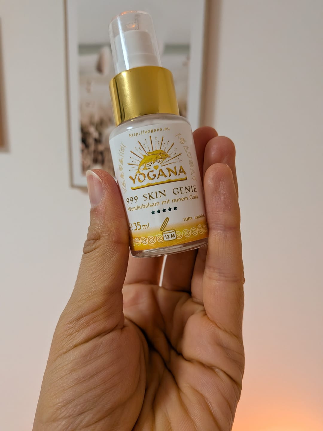 Customer photo review of Skin Genie Wunderbalsam mit Gold und Myrrhe | Yogana