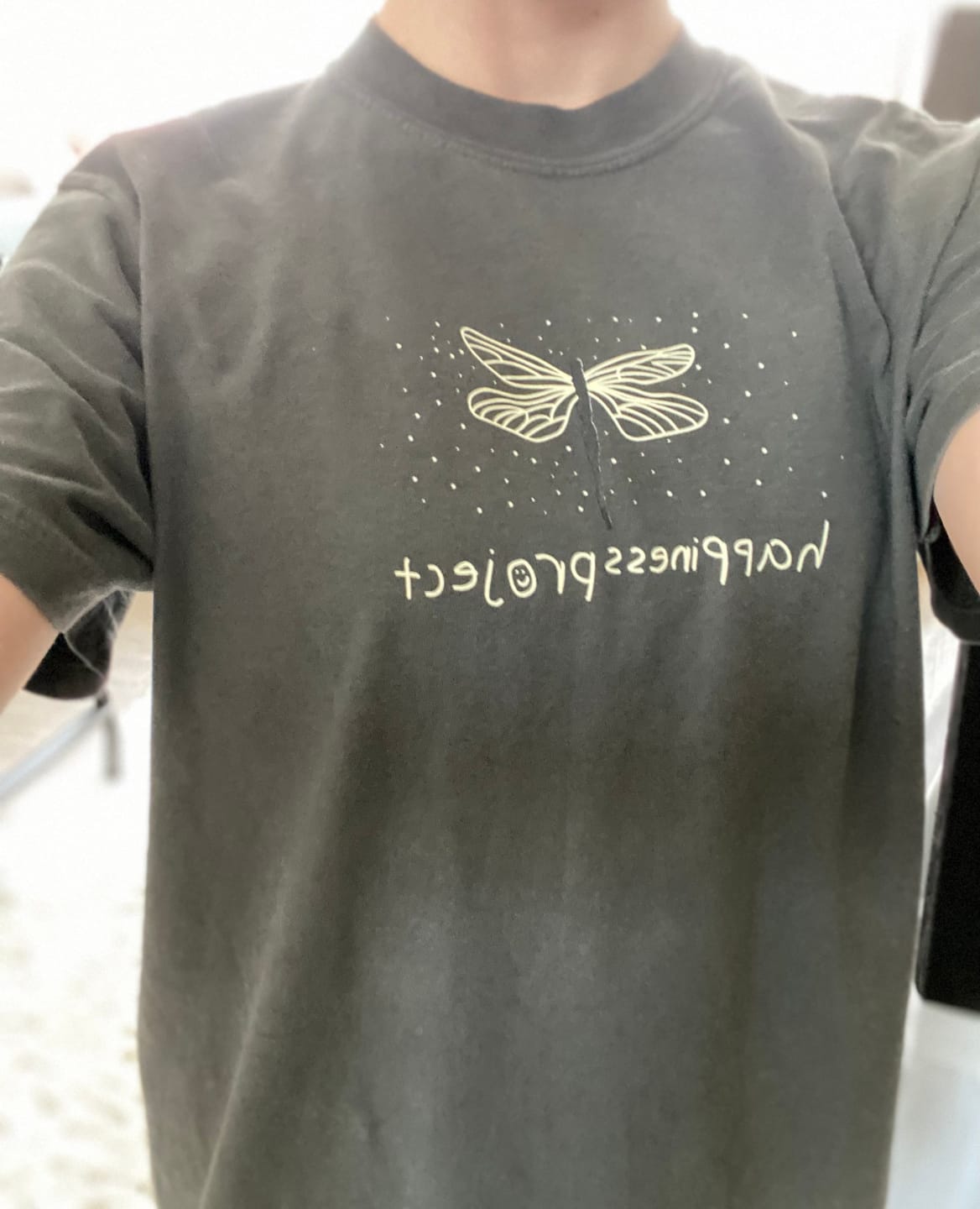 Customer photo review of Dragonfly T-Shirt