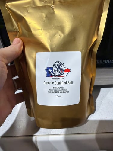 Customer photo review of Hand Harvested / Organic Qualified Salt