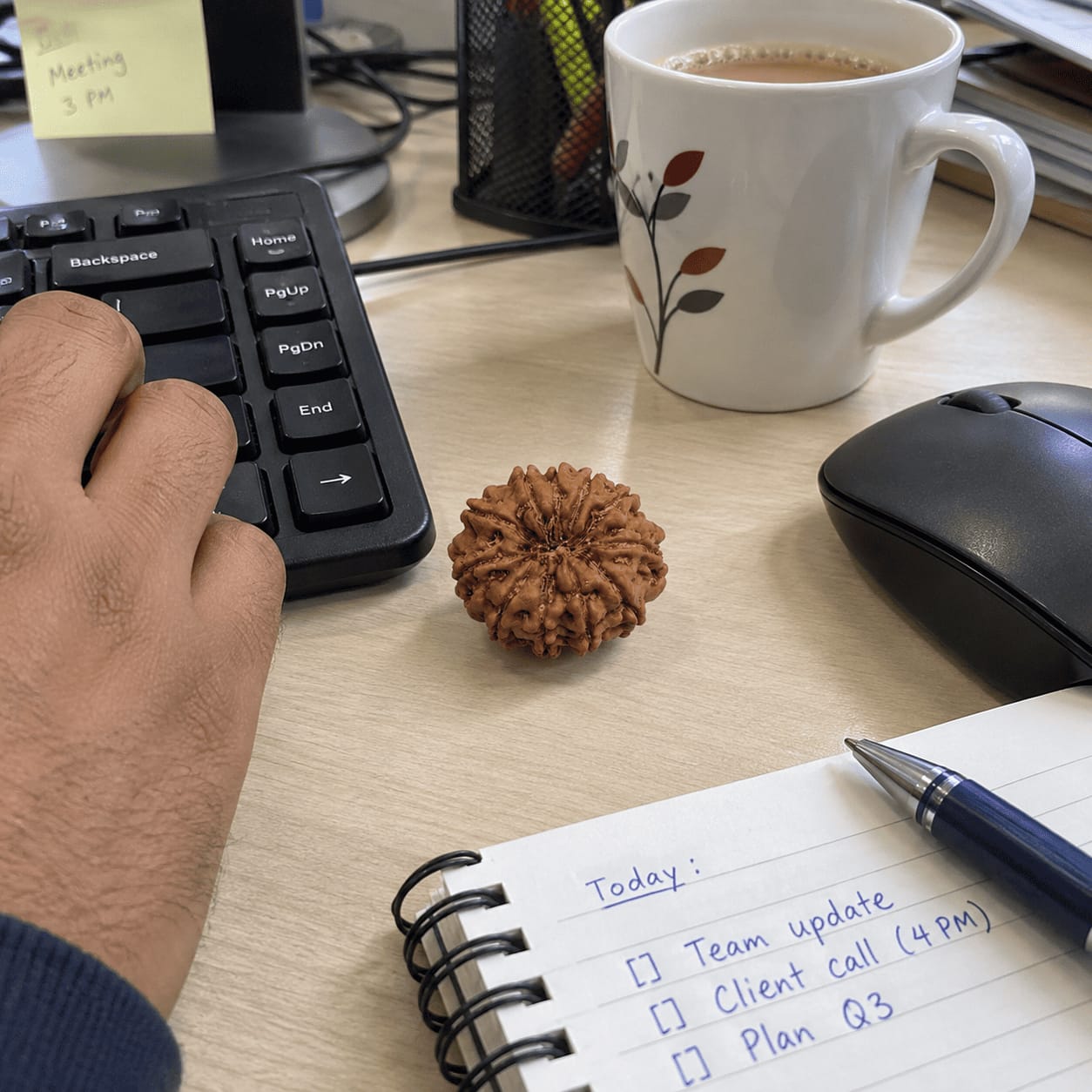 Customer photo review of 11 Mukhi Rudraksha (Nepali)