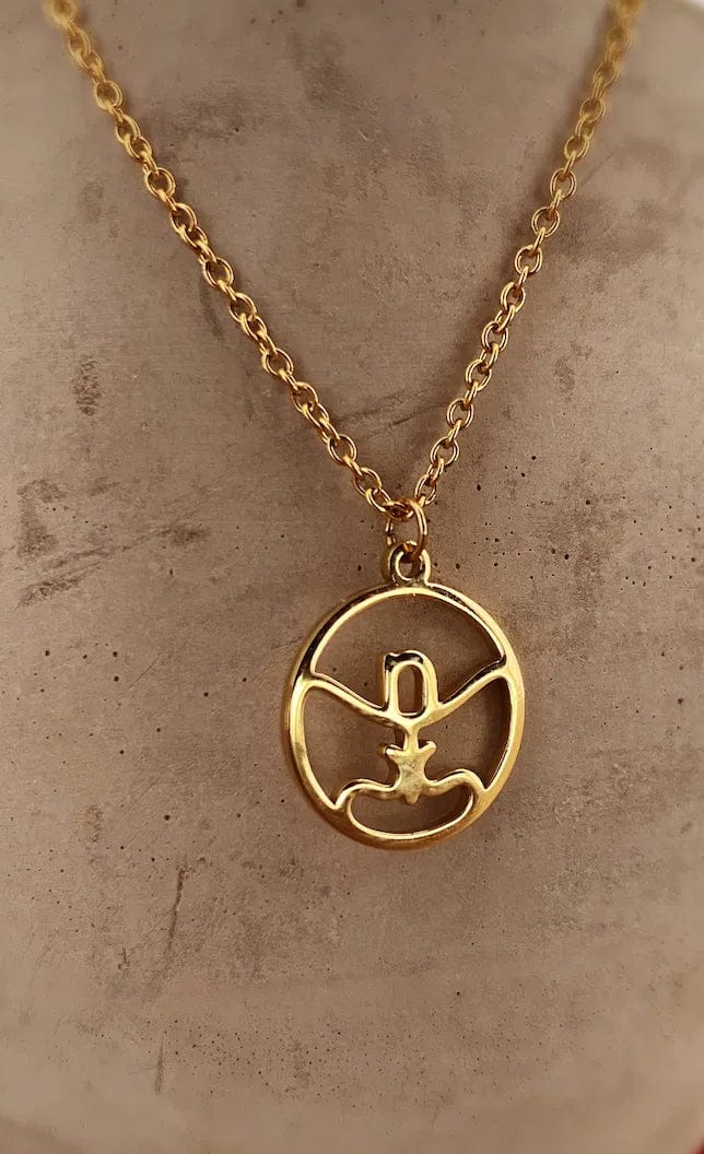 Customer photo review of Custom Monogram Necklace