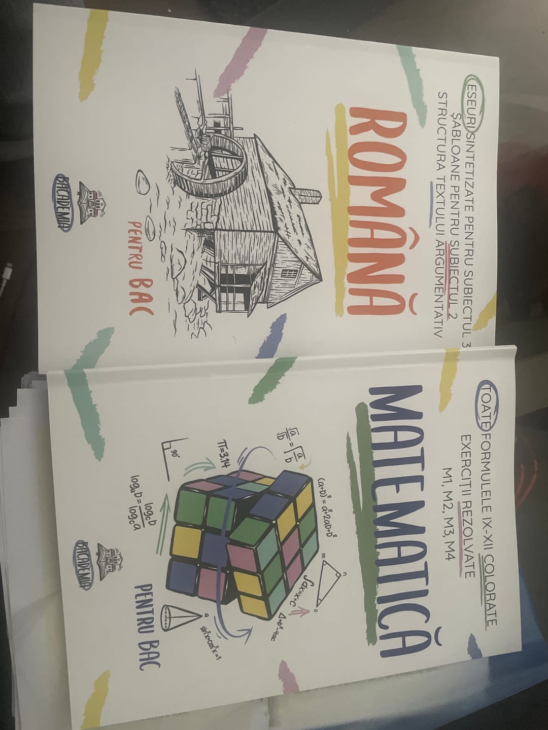 Customer photo review of Carte Matematică Bacalaureat (M1, M2, M3, M4) Bacademia