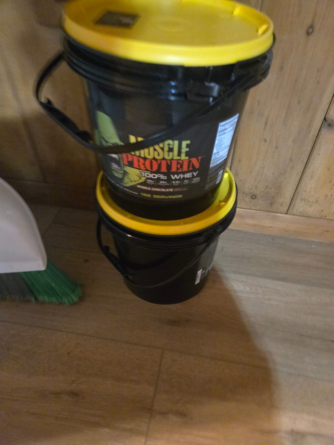 Customer photo review of Whey Protein Powder Bucket