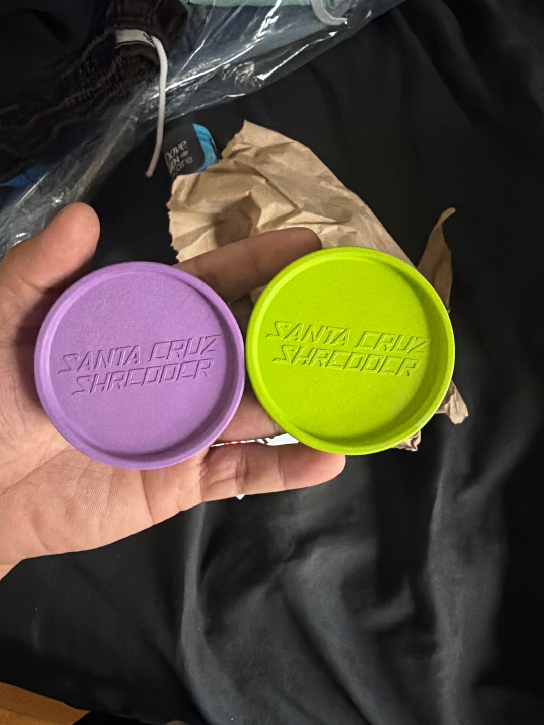 Customer photo review of Santa Cruz Shredder Hemp Grinder – Large 2-Piece Eco Edition