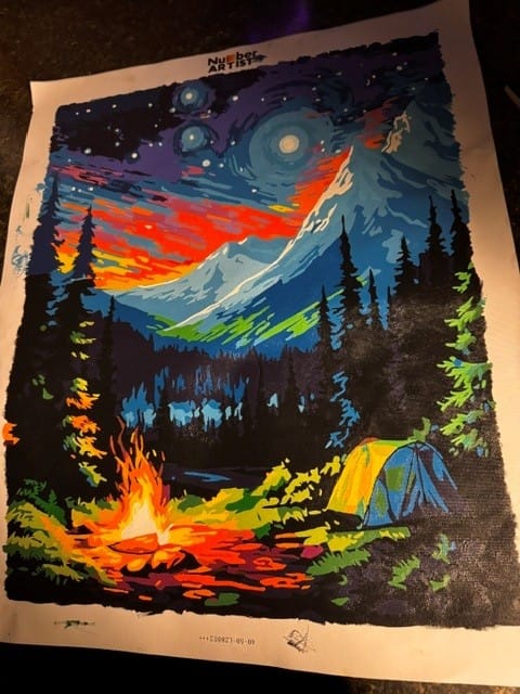Customer photo review of Celestial Mountainscape