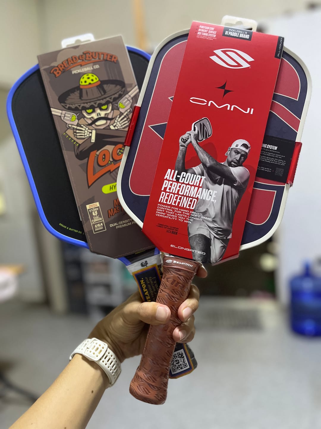 Customer photo review of The Loco 16mm Pickleball Paddle Hybrid