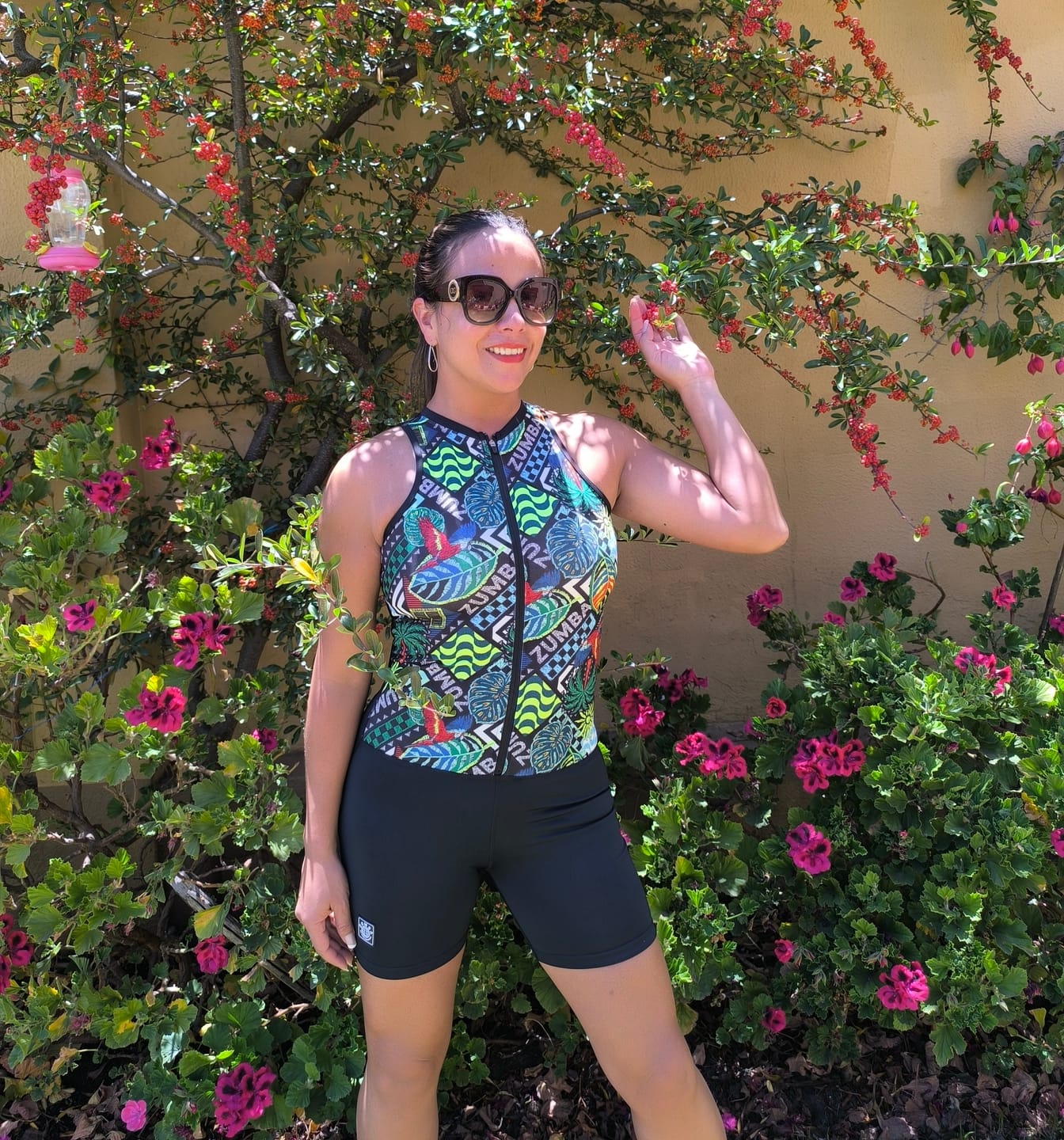 Customer photo review of Latin Movement Z-Lift Bodysuit With Mesh Back