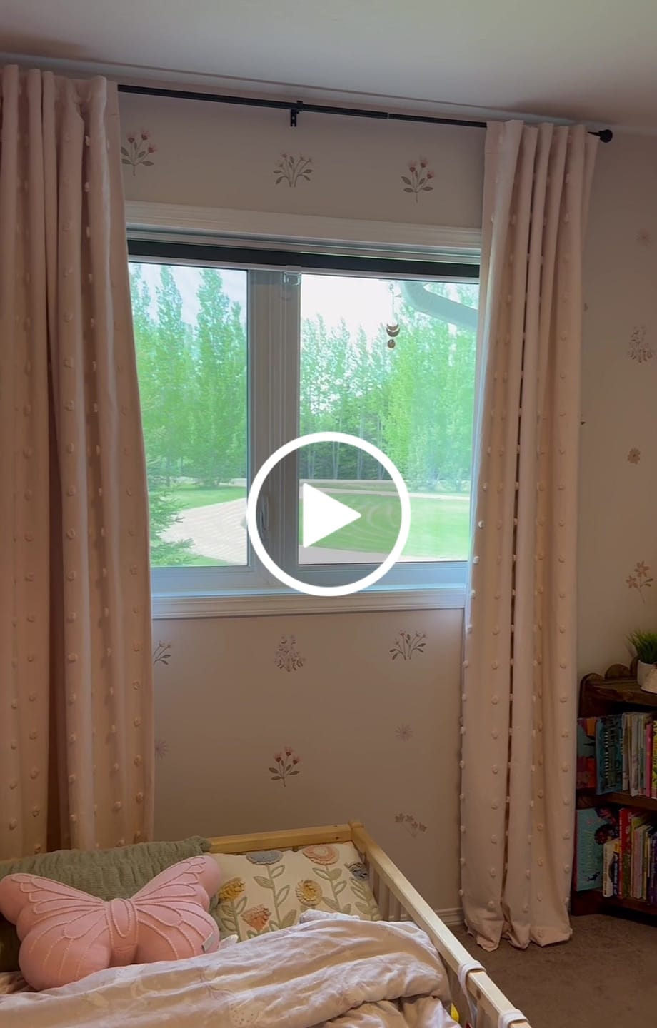 Customer video review of Quinn Wildflower Wall Decals
