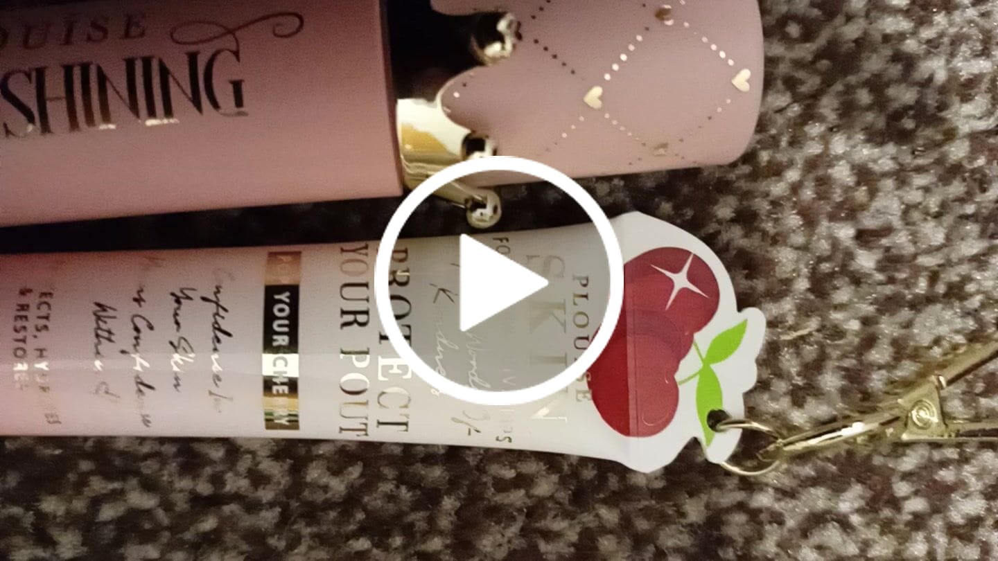 Customer video review of Bad Bitch Energy Lip Conditioner & Lip Oil Duo