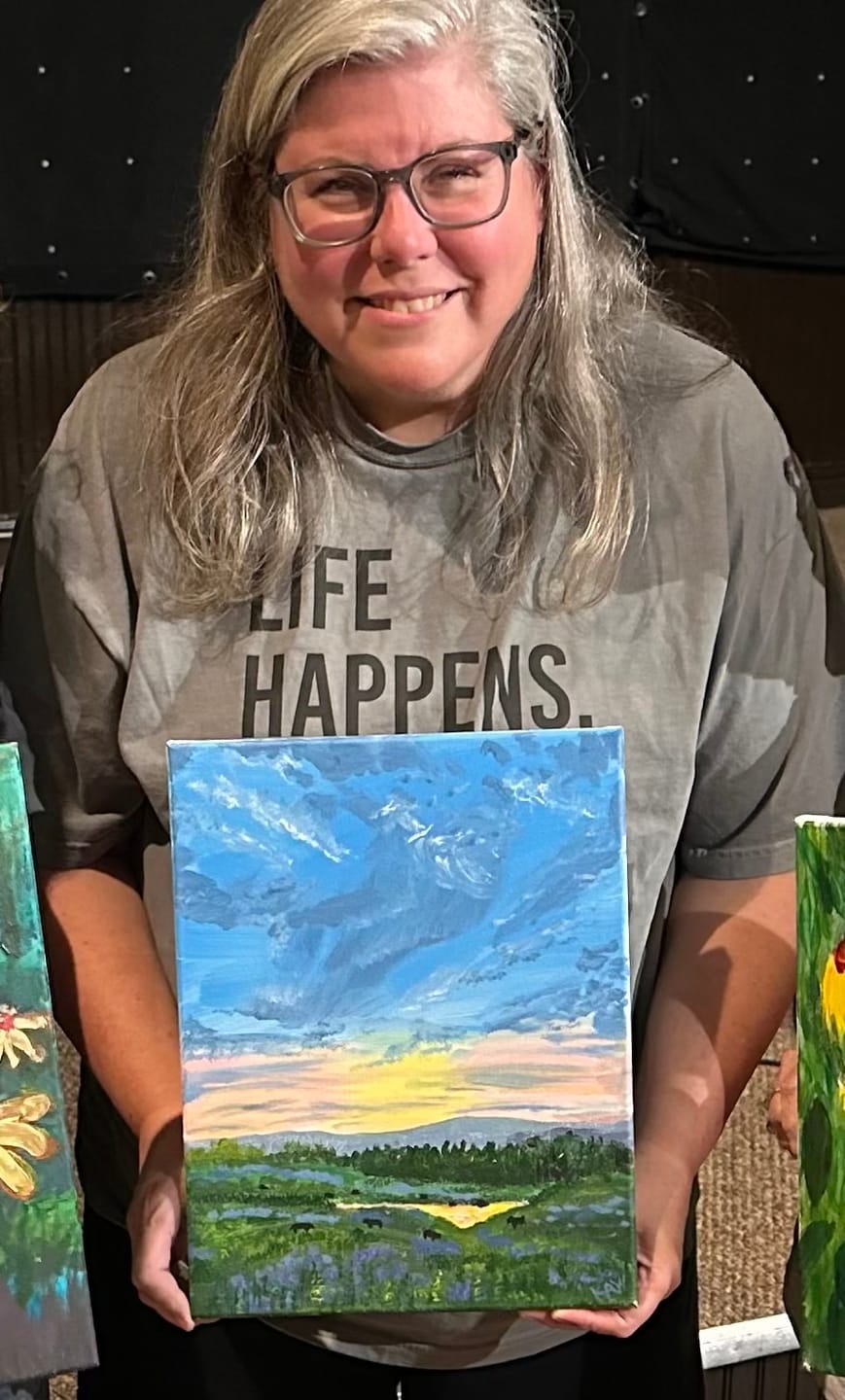 Customer photo review of Life Happens Art Helps