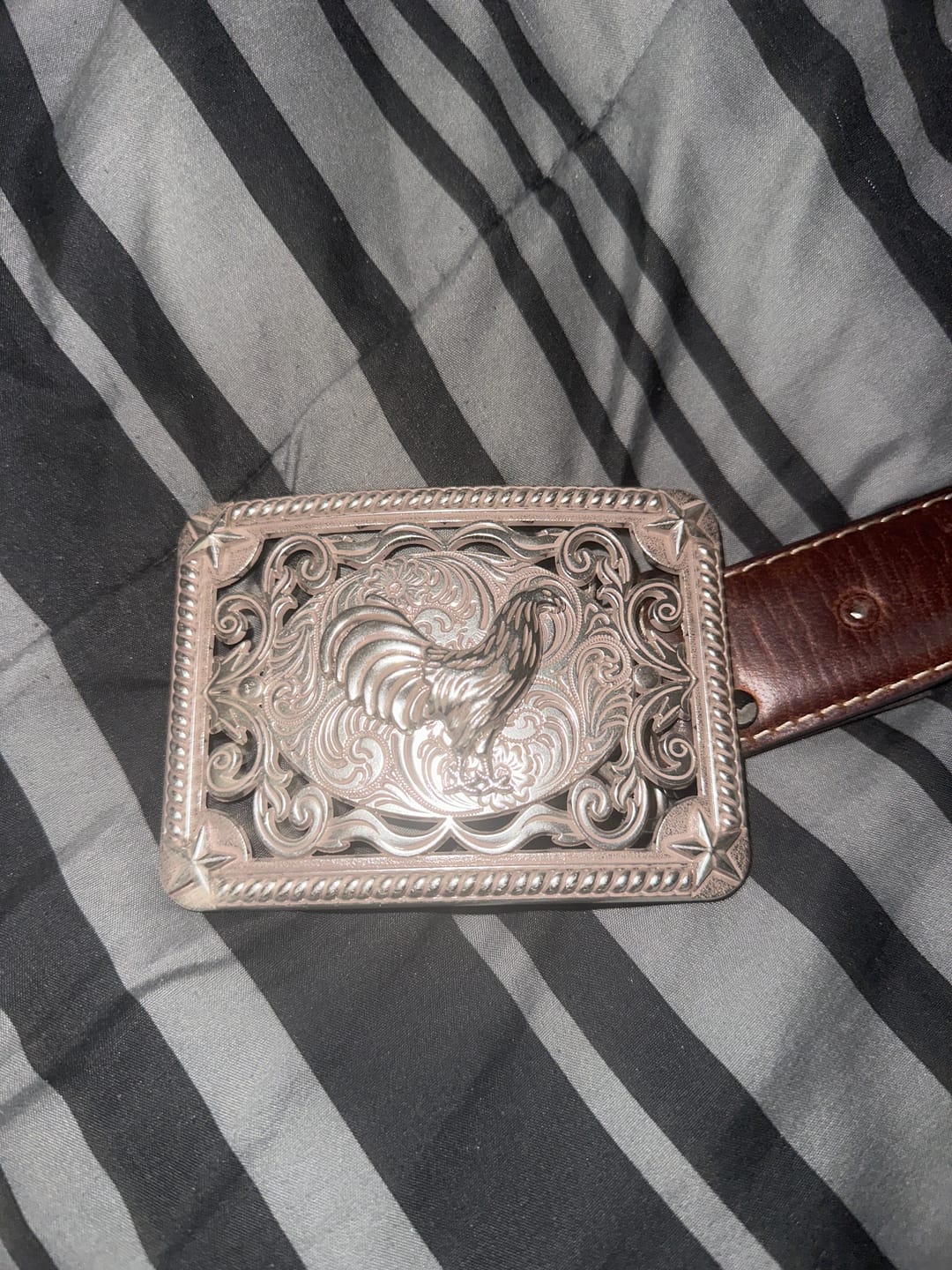 Customer photo review of Silver Plated Buckle