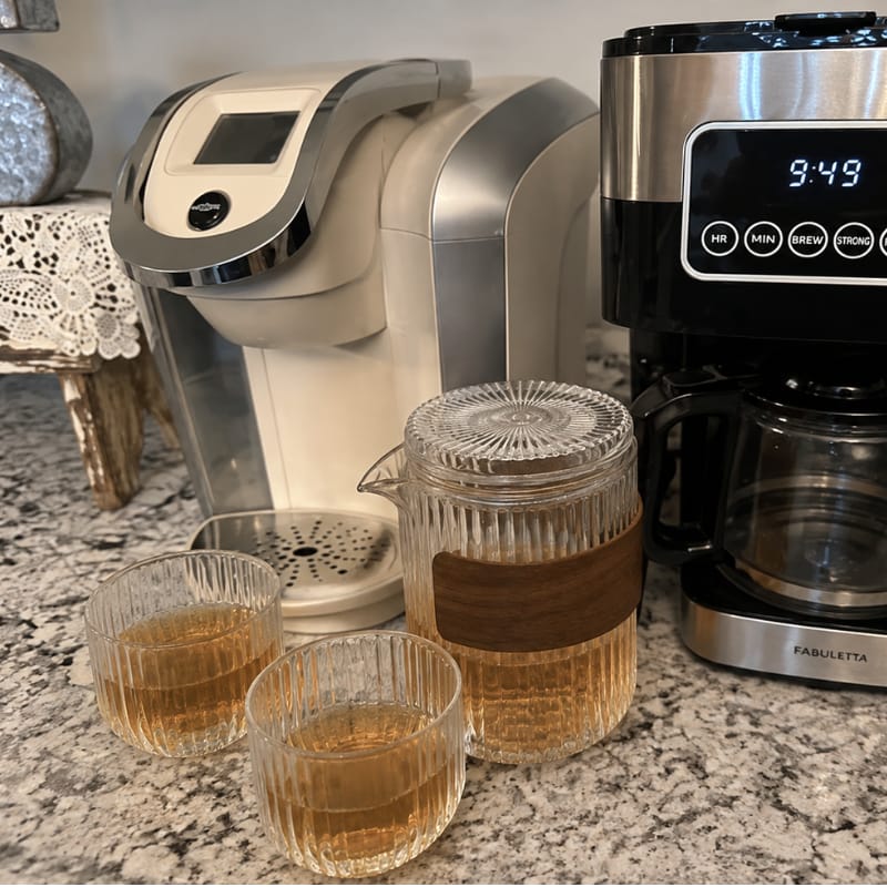Customer photo review of Renji Portable Glass Tea Set