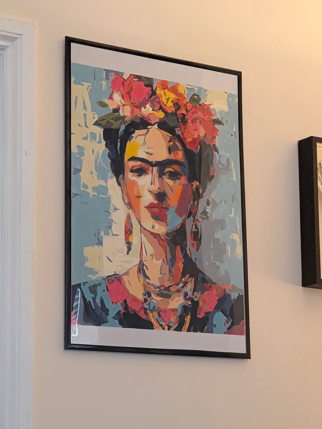 Customer photo review of Expressive Frida | Paint by Number