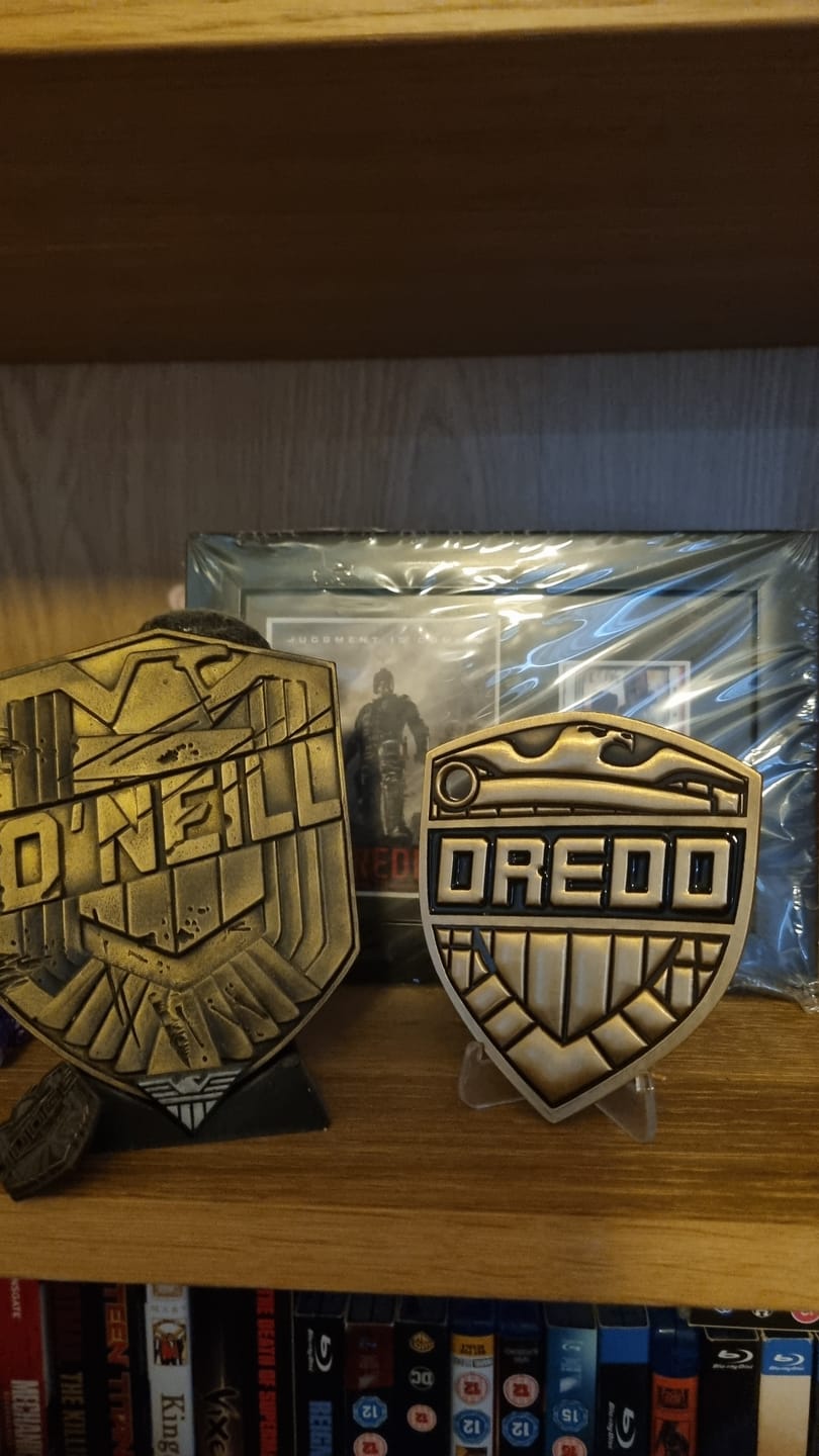 Customer photo review of 2000 AD Judge Dredd Badge Replica