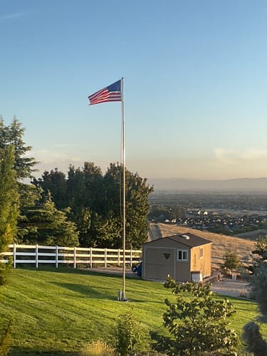 Customer photo review of 3' x 5' American Flag