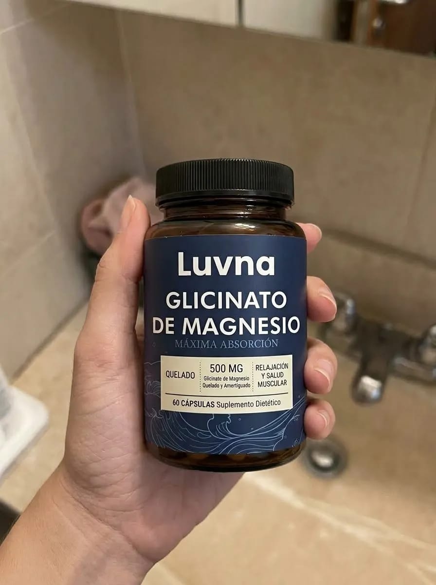 Customer photo review of Luvna™ Modo Avión | Glicinato de Magnesio