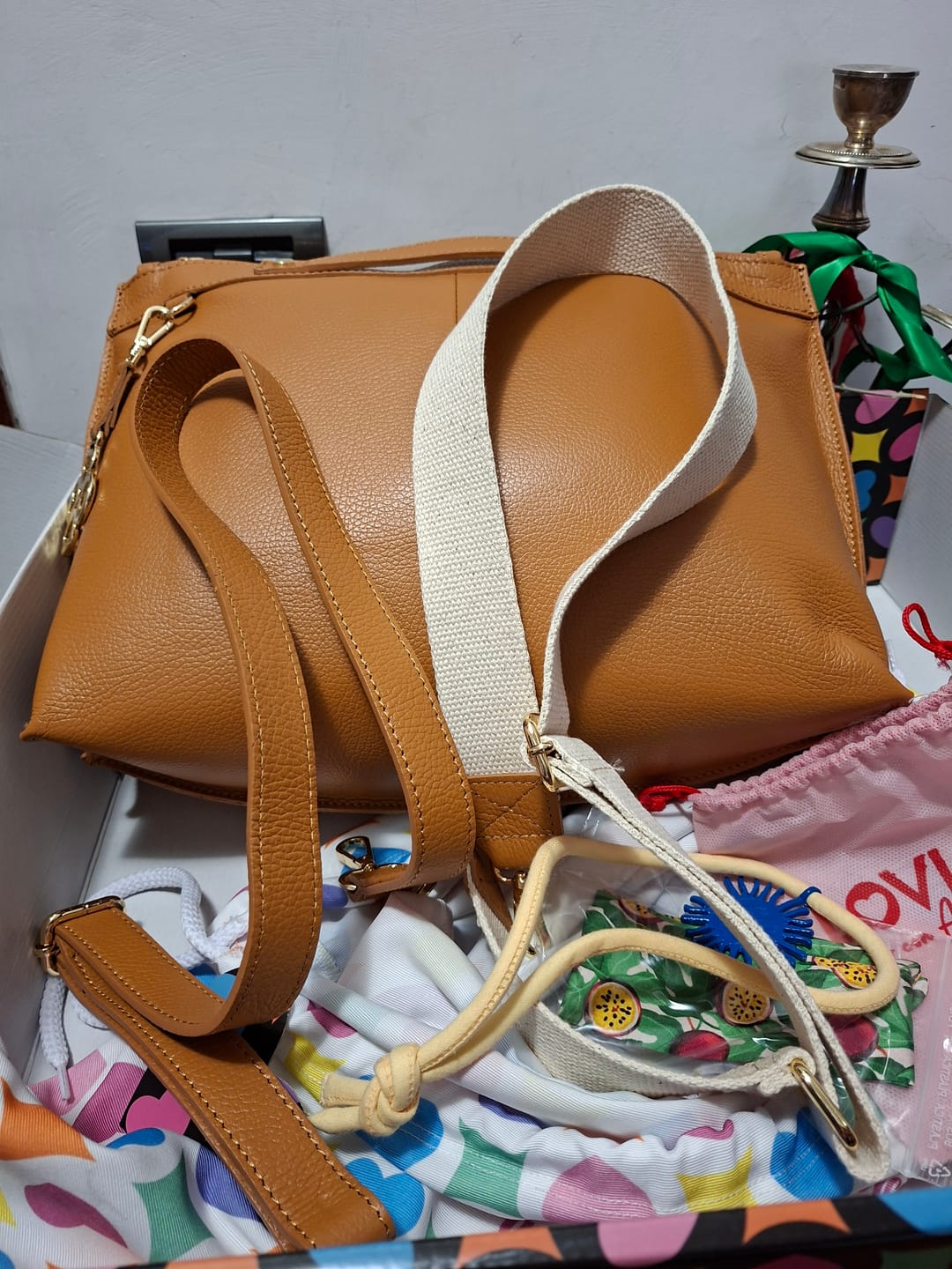 Customer photo review of CORDONCINO LINO MARRONE