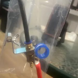 Customer photo review of Controllo Polvere Spruzzatore Acqua per Smerigliatrice Angolare