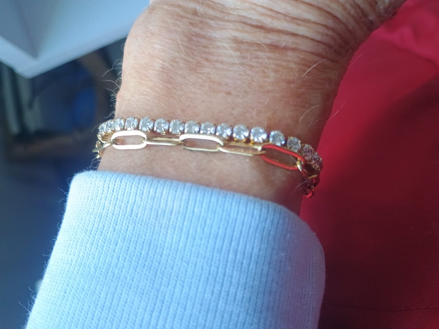 Customer photo review of Tennis Bracelet