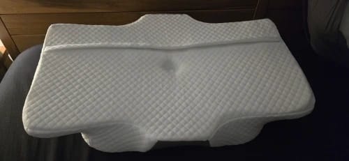 Customer photo review of ORVANE Butterfly™ – 5 Zone Neck & Shoulder Pain Relief Pillow