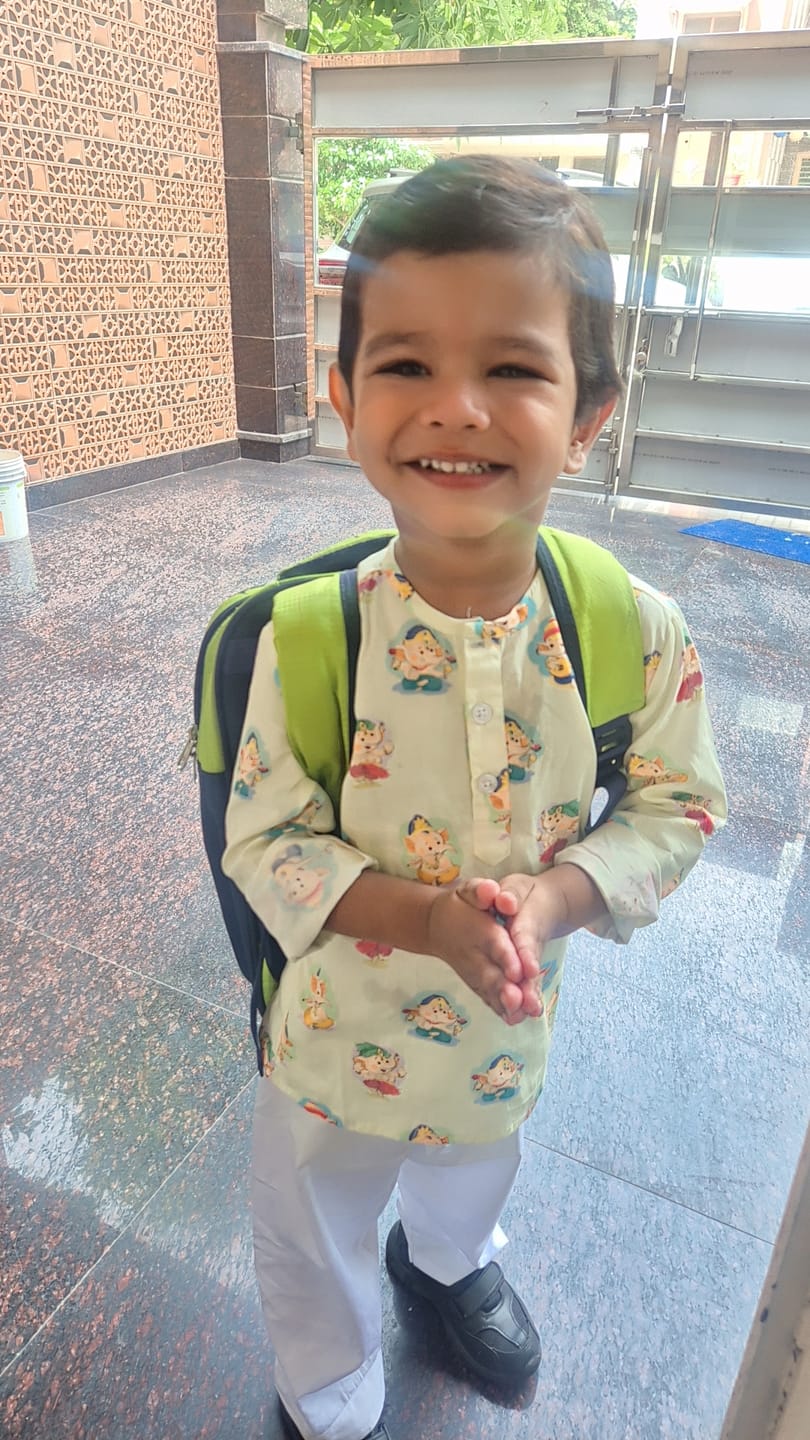 Customer photo review of Musical Ganesha Kurta Pajama