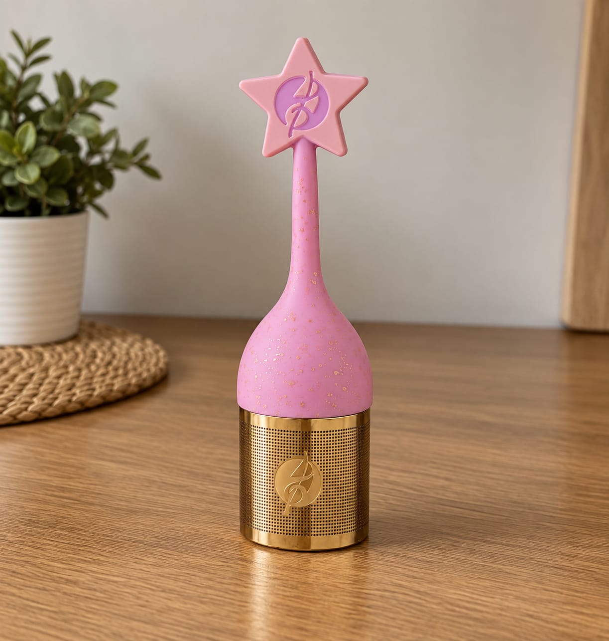 Customer photo review of Infusor de Goma Estrella Rosada