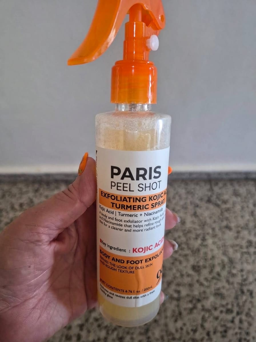 Customer photo review of Spray exfoliante corporal - Kójico + Cúrcuma