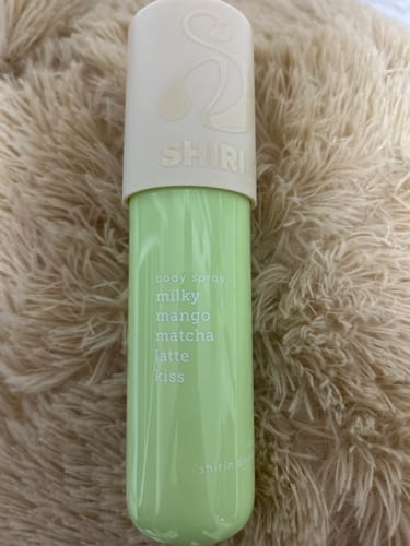 Customer photo review of Body Spray Milky Mango Matcha Latte Kiss