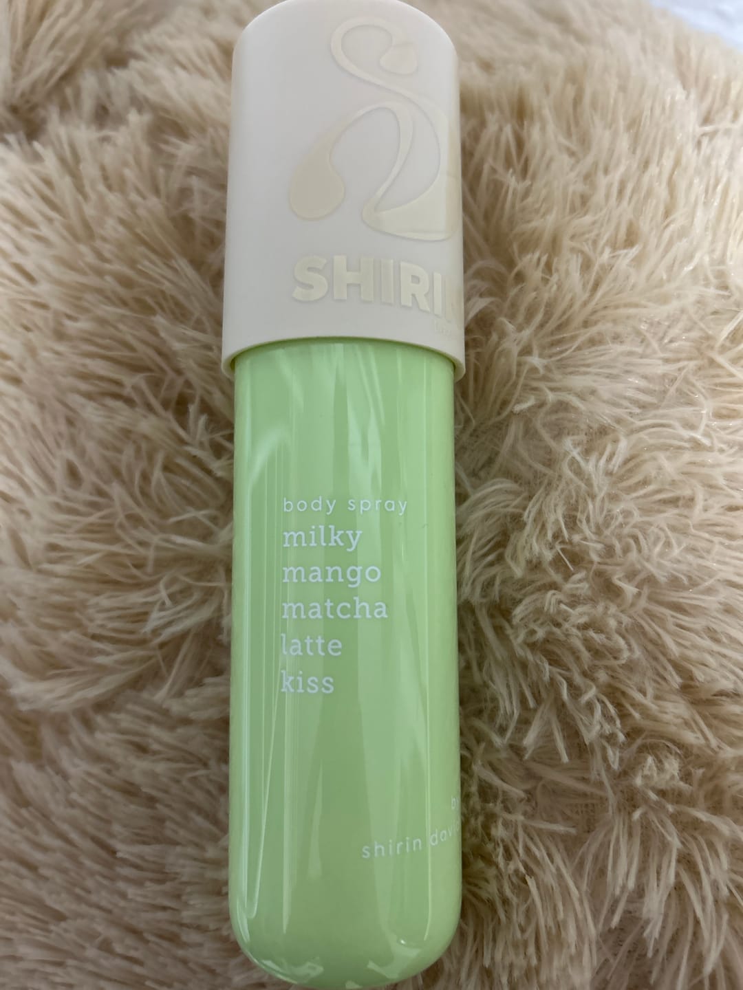 Customer photo review of Body Spray Milky Mango Matcha Latte Kiss