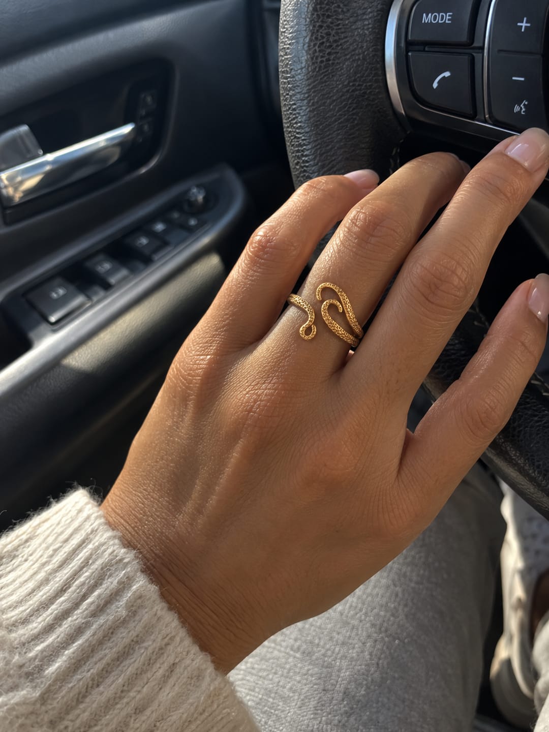 Customer photo review of Octopus Gold Ring
