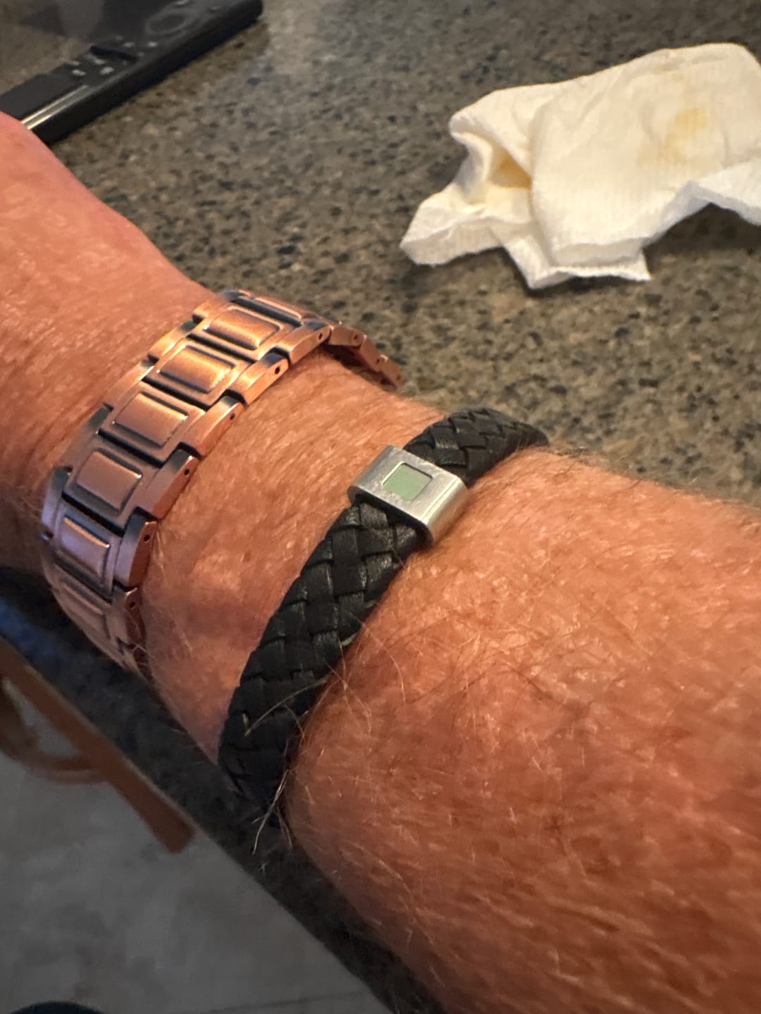 Customer photo review of The Cross & Serenity Set For Him