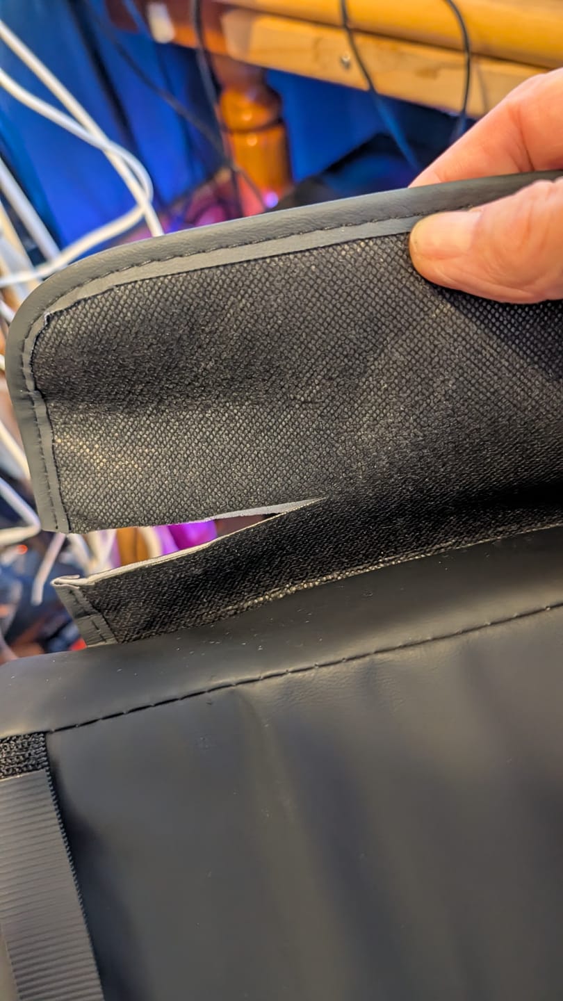 Customer photo review of Multifunctional PU Leather Car Armrest Box Mat