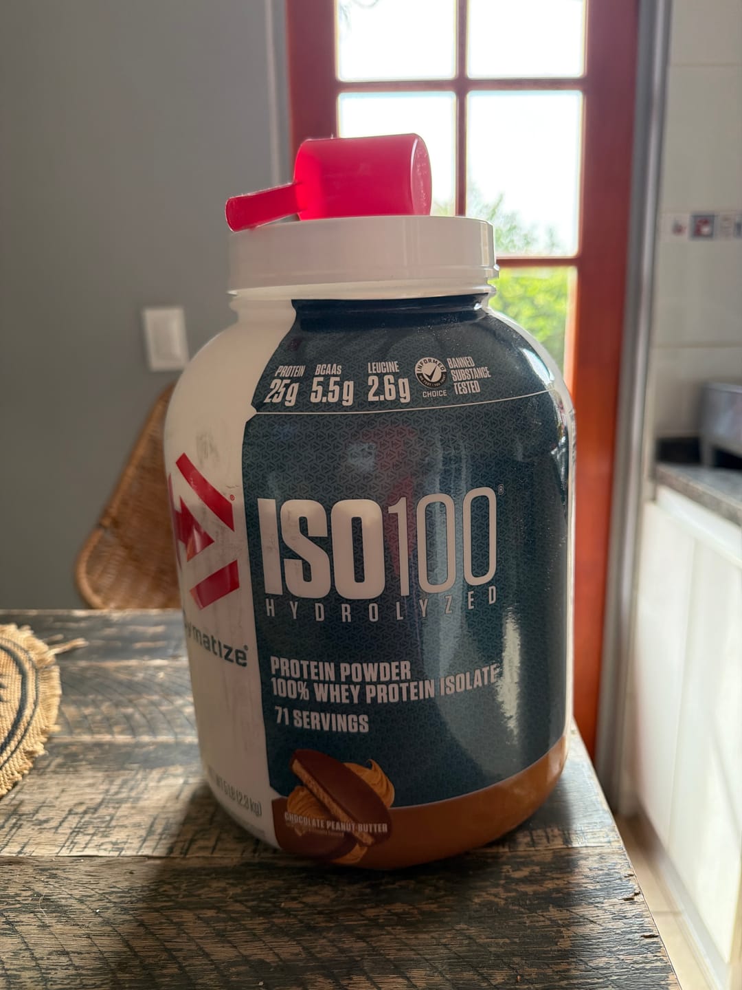 Customer photo review of Dymatize ISO100 Hydrolyzed Proteina Hidrolizada 5 Lb