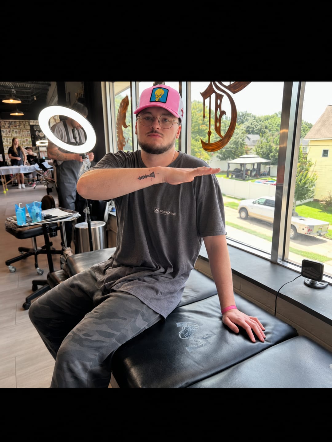 Customer photo review of 9135 - Looney Tunes Patch Trucker Hats