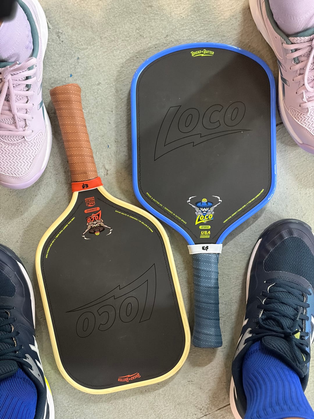 Customer photo review of The Loco 16mm Pickleball Paddle Hybrid