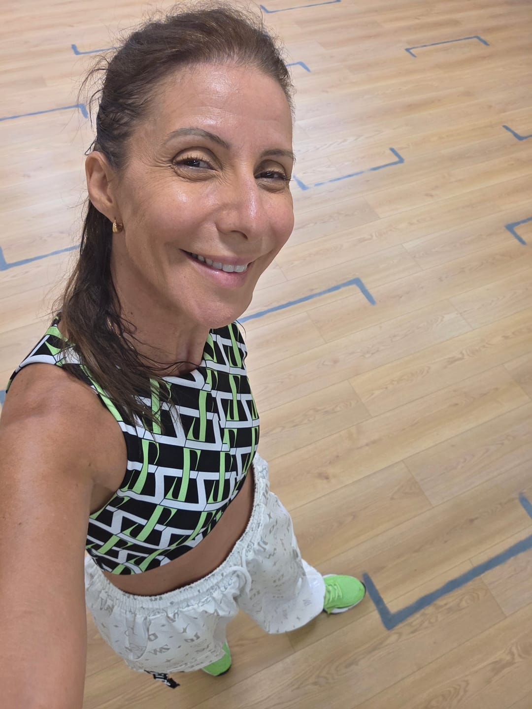 Customer photo review of Dale-Z High Neck Crop Top