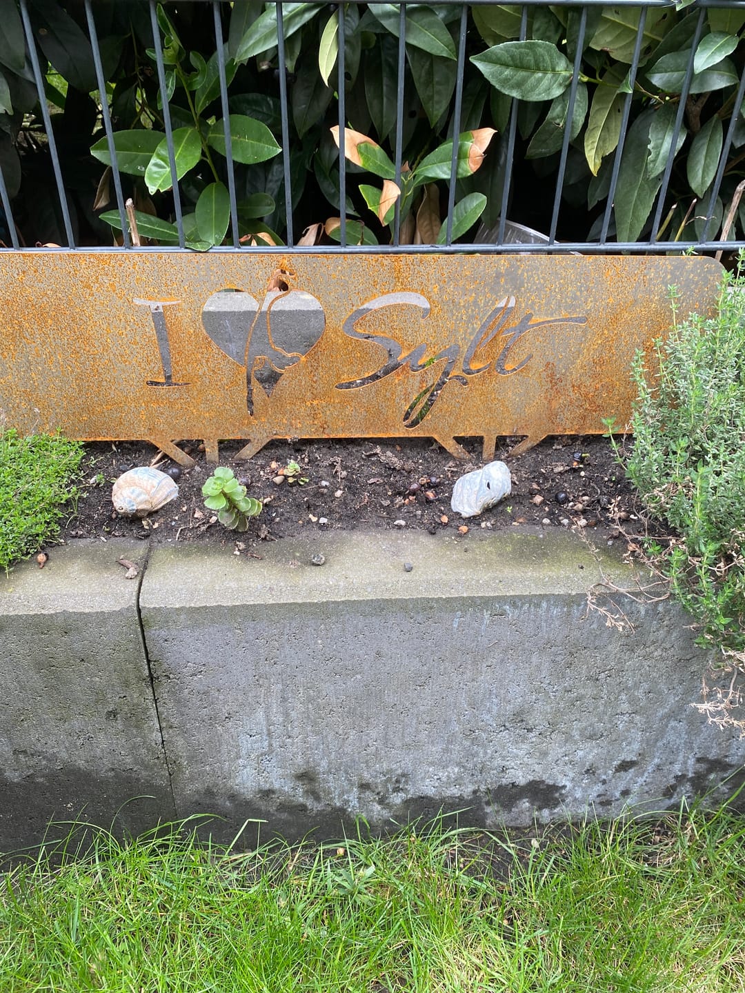 Customer photo review of Gartenstecker I Love Sylt - Version 1