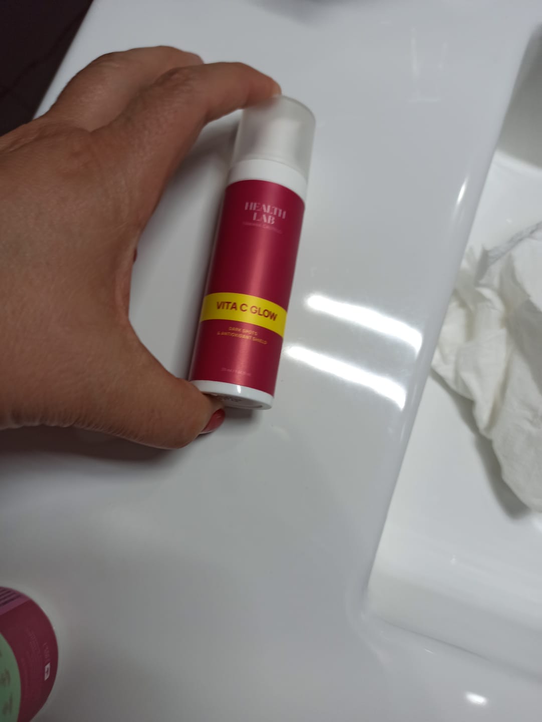 Customer photo review of Vita C Glow — Sérum de Vitamina C